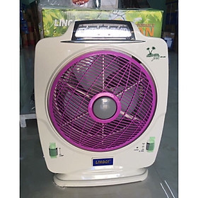 Mua QUẠT SẠC LINGQI LW-9  ẮC QUY ĐÔI 12V/7AH
