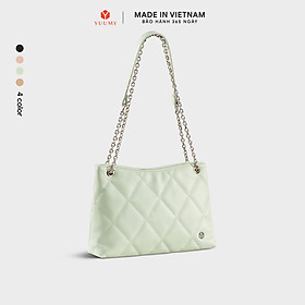 Túi Yuumy ( Thời trang nữ chần bông quả trám size 28 - Túi đeo chéo da Seasand YN280 )