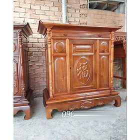 Mua Tủ thờ 1m27 trạm chữ phúc - Đồ Gỗ Mạnh Hùng