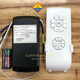 Mạch quạt trần đa năng + Remote điều khiển từ xa, loại có hộp tốt # phụ tùng quạt