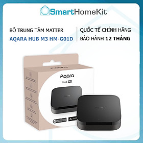 [Quốc Tế] Bộ trung tâm Aqara Hub M3 Zigbee & Matter, điều khiển hồng ngoại - Hàng Chính Hãng Bảo hành 1 Năm