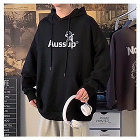 Áo khoác nam hoodie Phi Hành Gia Aussup Nón 2 lớp form rộng chất nỉ bông cao cấp dày dặn