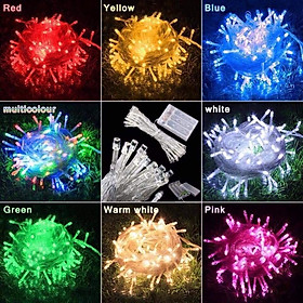 Mua Dây Chớp led nháy đỏ 5m dây trong suốt trang trí