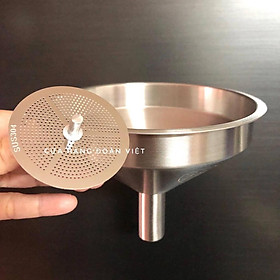 Mua Phễu Inox 304 Có Lưới Lọc C.Lượng - Quặng Inox Size 18cm - Dụng Cụ Bếp. Chuyên phục vụ Sp Gia dụng  Khuôn làm bánh  Dụng