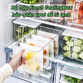 Bộ hộp Fresh SealingBox bảo quản tươi để tủ lạnh - Home and Garden