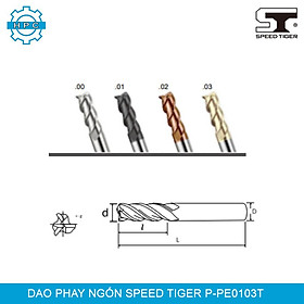 Dao phay vuông Speed Tiger P-PE0103T