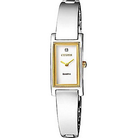 Đồng Hồ Citizen Nữ Đính Đá Swarovski Dây Kim Loại Pin-Quartz EZ6364-50A - Mặt Đen (14x22mm)
