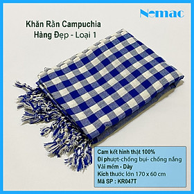 Khăn rằn cao cấp Campuchia KR047/ Khăn đi phượt thời trang nam nữ Nomac (170 x 60 cm)