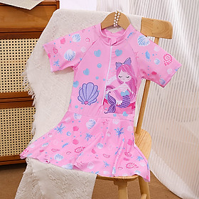 VÁY BƠI THỂ THAO NÀNG TIÊN CÁ CHO BÉ GÁI SIÊU XINH, BIKINI 1 MẢNH BÉ GÁI