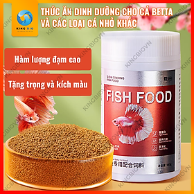 Thức ăn cân bằng dinh dưỡng cho cá betta và các loại cá nhỏ khác - cám Yee Fish Food (hạt chìm chậm)