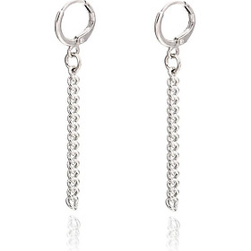 Bông tai xích đơn phong cách chuẩn nam thần