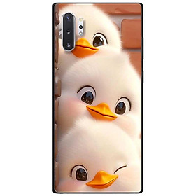 Ốp lưng cho Samsung Note 10 - Note 10 Plus - Note 20 - Note 20 Ultra - Ba Chú Vịt Trắng - Hàng Chính Hãng