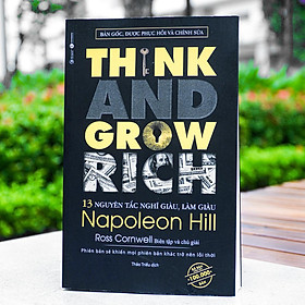 Hình ảnh SÁCH 13 NGUYÊN TẮC NGHĨ GIÀU, LÀM GIÀU - Tác giả Napoleon Hill