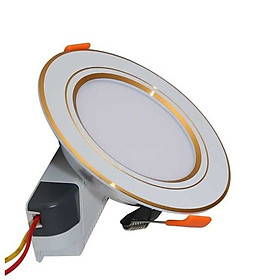 Đèn LED âm trần đổi 3 màu 7W Rạng Đông, khoét lỗ 90, vỏ nhôm đúc