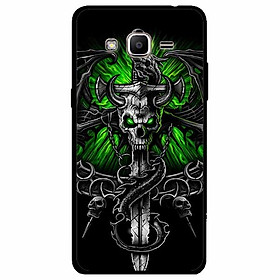 Ốp lưng dành cho Samsung J2 Prime mẫu Rồng Nền Xanh