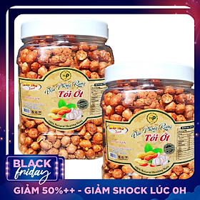 ĐẬU PHỘNG SẤY TỎI ỚT HIỆU TÂN LỘC PHÁT - 1KG 2 HŨ