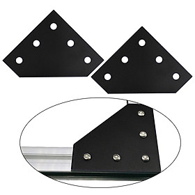 2x 5 Hole Joint Board Plate Joining Plate Bracket for 3D Printer Accessories