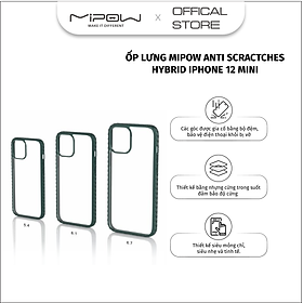 Ốp lưng Mipow Anti Scratches Hybrid cho iPhone 12 Mini/ 12 /12 Pro/12 Pro Max - Hàng Chính Hãng