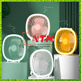 Mua Quạt sạc tích điện desktop fan F2 có đèn LED