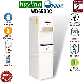 Mua Cây nước nóng lạnh bình âm FujiE WD6500C  làm lạnh nhanh bằng Block khóa vòi nóng an toàn  Bảo hành 2 năm - Hàng chính hãng