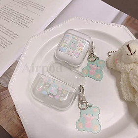 Mua Bao Case Ốp dành cho airpod 1 và 2 và airpod pro gấu Love kute silicon dẻo cao cấp