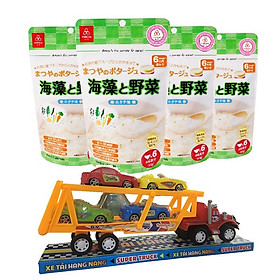 Combo 4 Gói Cháo Gạo Koshihikari Rau Và Rong Biển Matsuya Vị Sò Điệp 60g