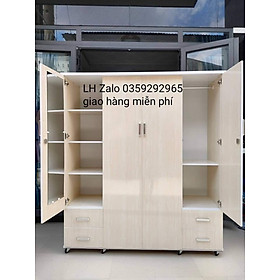 Tủ nhựa đài Loan 4 cánh
