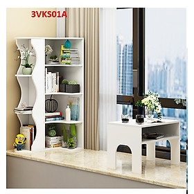 KỆ SÁCH GÓC, KỆ ĐỂ SÀN, KỆ GÓC 3VKS01