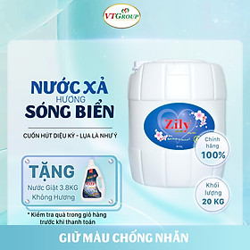 Nước xả vải Zily dành cho giặt sấy - khách sạn (20 Kg) - Tặng NG KH 3.8KG