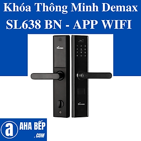 Mua KHÓA THÔNG MINH DEMAX SL638 BN - APP WIFI - HÀNG CHÍNH HÃNG