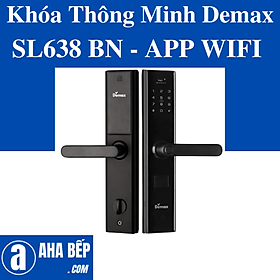 KHÓA THÔNG MINH DEMAX SL638 BN - APP WIFI - HÀNG CHÍNH HÃNG