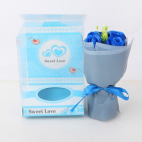 Bó Hoa Hồng Sáp 4 Bông Sweet Love