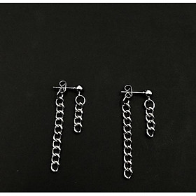 Bông tai nam khuyên tai lỗ đinh đơn giản unisex