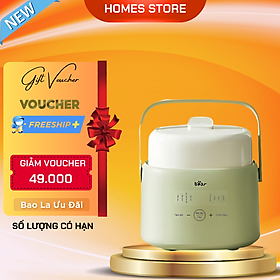 Mua Nồi Chưng Yến  Nồi Tiềm Thuốc Bắc  Nồi Nấu Chậm BEAR SUBE001 Kèm Lồng Hấp Dung Tích 0.8 Lít  Công Suất 200 W - Hàng Chính Hãng