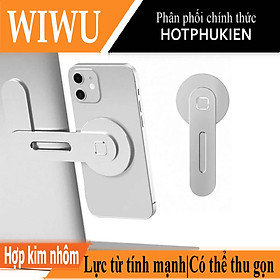 Mua Giá đỡ từ tính magnet cho điện thoại và máy tính bảng hỗ trợ gắn lên cho Macbook / laptop hiệu WIWU Laptop Extender (Phiên bản dính chặt vào màn hình laptop và PC  có thể thu gọn  lực liên kết nam châm mạnh mẽ  xoay 90 độ) - Hàng nhập khẩu