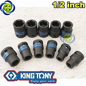 Tuýp đen ngắn loại 1 2 KINGTONY 4535 đủ size từ 8 - 34mm