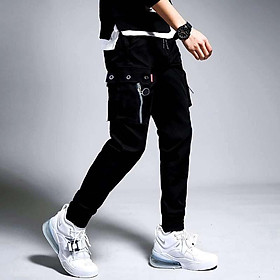 QUẦN JOGGER KAKI NAM TÚI HỘP KHÓA KÉO VÀ KHOEN