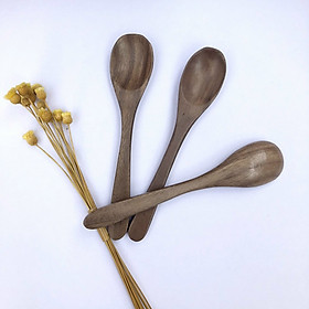 Mua Thìa cafe mini gỗ Óc Chó nhập khẩu Mỹ  thìa xuất Nhật (CTH522) Dùng múc giá vị   decor trang trí  chụp ảnh