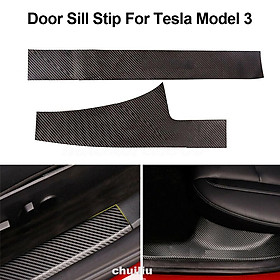 Miếng Dán Sợi Carbon Chống Trầy Cho Cửa Xe Hơi Tesla