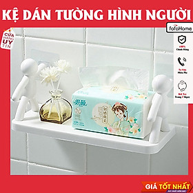 Mua Kệ Dán Tường Đa Năng Hình Người Độc Đáo Nhựa PP An Toàn  Kệ Treo Tường Trang Trí Hình Người Không Cần Khoan