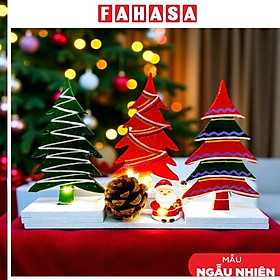 Bộ 3 Mô Hình Cây Thông Trang Trí Giáng Sinh - Vinacraft (Mẫu Màu Giao Ngẫu Nhiên)