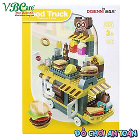 Đồ chơi xếp khối làm hamburger 117M VBC-JX6695