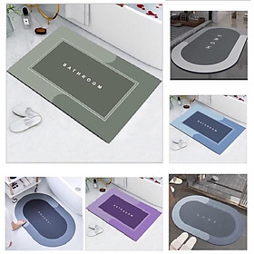 Mua Thảm Lau Chân Silicon Siêu Thấm Nước Chất Liệu Chống Trơn Trượt