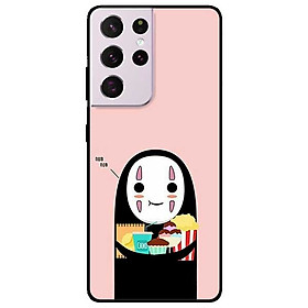 Ốp lưng dành cho Samsung Galaxy S21 Ultra mẫu Vô Diện Ăn Bắp