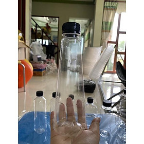 Mua combo 50 chai nhựa tam giác kèm nắp