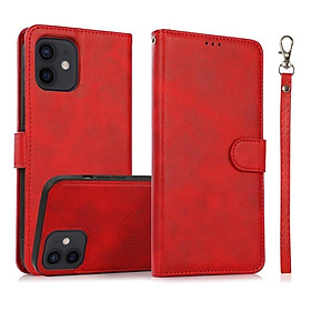 Ốp điện thoại TPU + da dạng ví nắp lật hai trong một cho iPhone 12 Pro Max 12 Mini 11 Pro Max XS Max