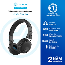 Mua Tai nghe Bluetooth chụp tai TWS không dây Jlab Studio màu đen foam On-ear thời gian nghe 30H bluetooth 5.0 âm thanh EQ3 - Hàng chính hãng