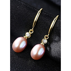 Bông Tai Ngọc Trai Cao Cấp B1932 Cỡ Hạt 11x13 Ly Bảo Ngọc Jewelry