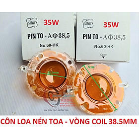 CÔN LOA NÉN TOA 35W - VÒNG COIL 38.5MM - COIL LOA TOA