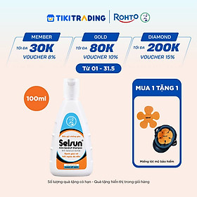 Dầu gội Selsun chống gàu, sạch gàu & hết ngứa da đầu Selsun Anti-Dandruff Shampoo 100ml
